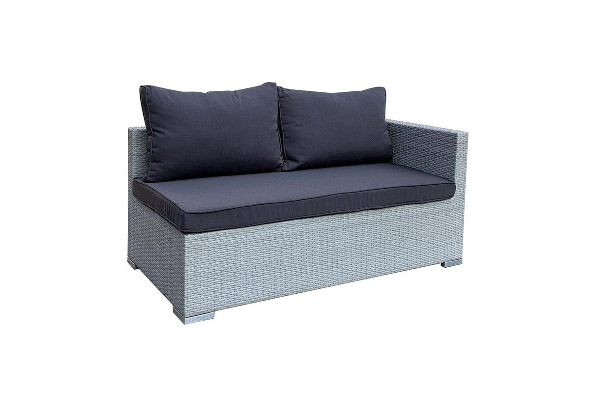 4pc Lounge Set Outdoor Sofa Furniture Rattan Wicker Corner w Table Garden Patio