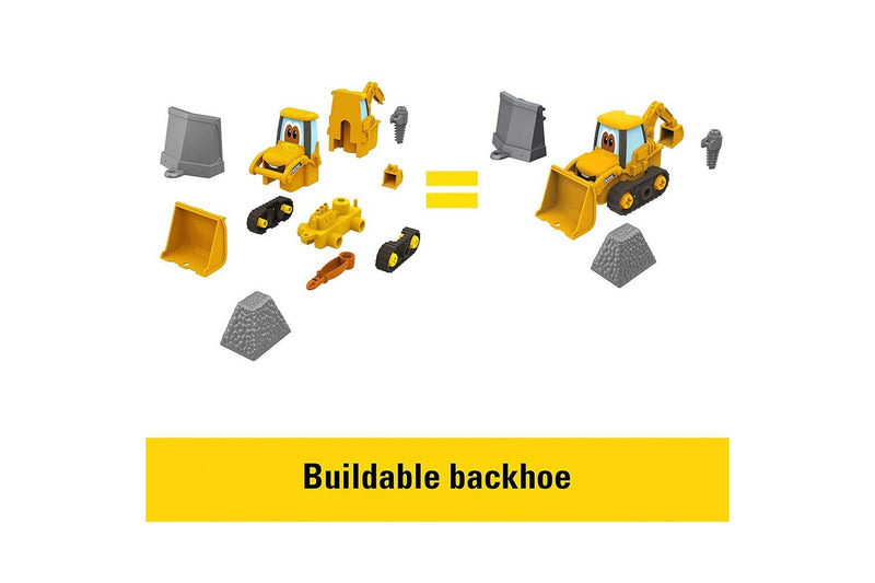 John Deere Kids Children Build-A-Buddy Vehicle Building Toy Backhoe Loader 3y+