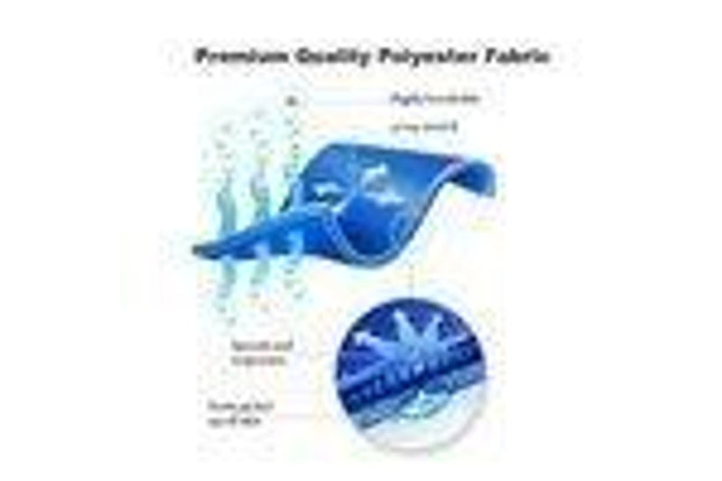 Thermal Fleece Balaclava Windproof Breathable Ski Face Mask Hood Warm Weather - Royal Blue