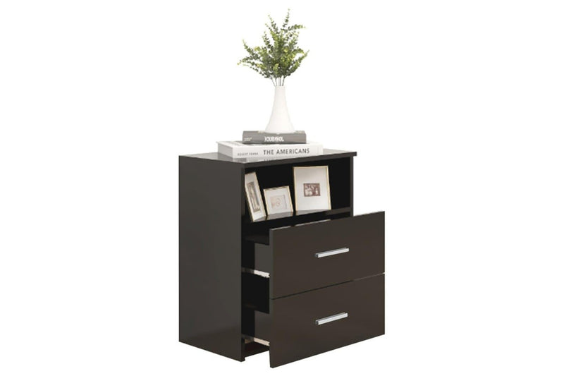 Bed Cabinet Black 50X32x60 Cm Bedside Tables