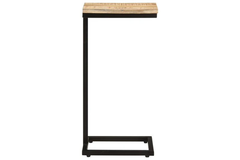 Side Tables 2 pcs 31.5x24.5x64.5 cm Rough Mango Wood vidaXL