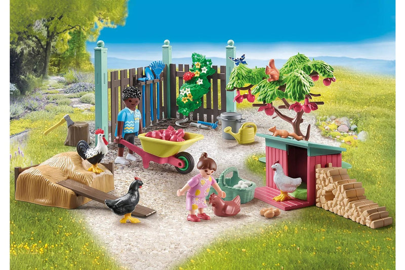 Playmobil: Little Chicken Farm in Tiny House Garden (71510)