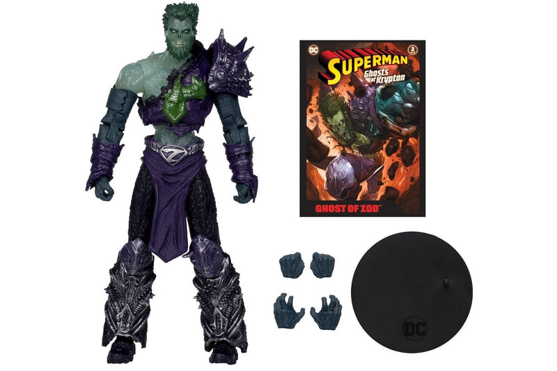 Dc Multiverse: Ghost Of Zod - 7" Action figure (With Comic)