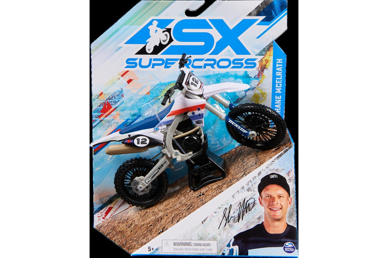 Spin Master Supercross 1:10 Diecast Motorcycle Racer Bike Kids Toy Assort 5+