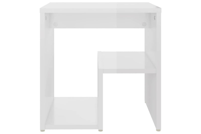 Bed Cabinets 2 Pcs High Gloss White 40X30x40 Cm Engineered Wood Bedside Tables