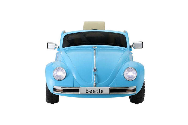Kids Ride On Car Licensed Volkswagen Beetle Electric Toys Horn Remote 6V Blue