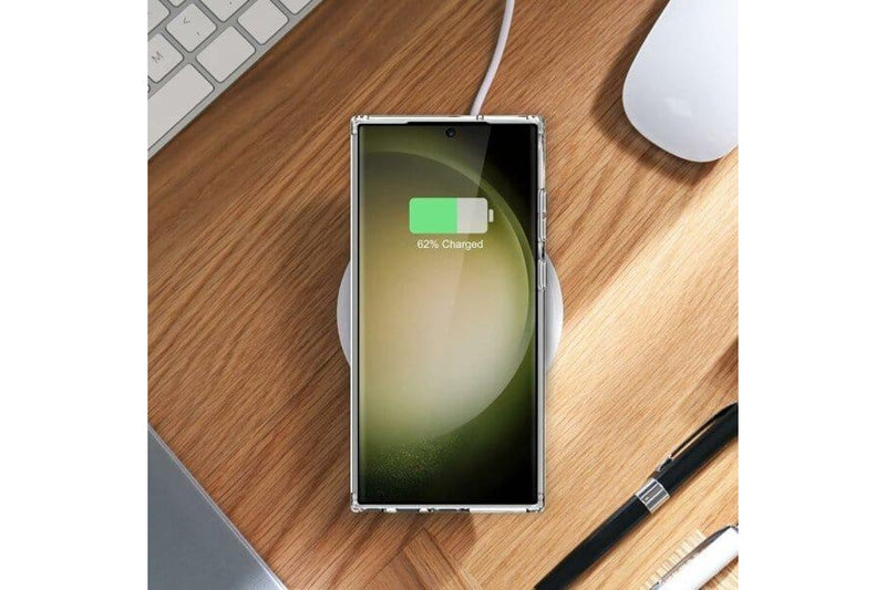 For Samsung Galaxy S24 Ultra MagSafe Magnetic Case with HaloLock Shockproof Military Grade Protection Scratch Resistant Back Clear Protective Cover