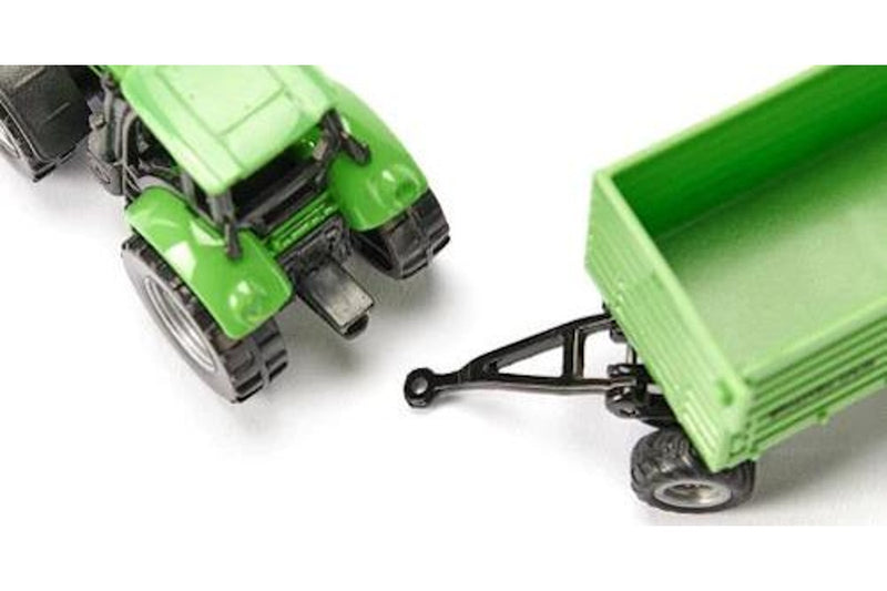 Siku: 1606 - Deutz-Fahr w Fortuna 4-Wheel Trailer