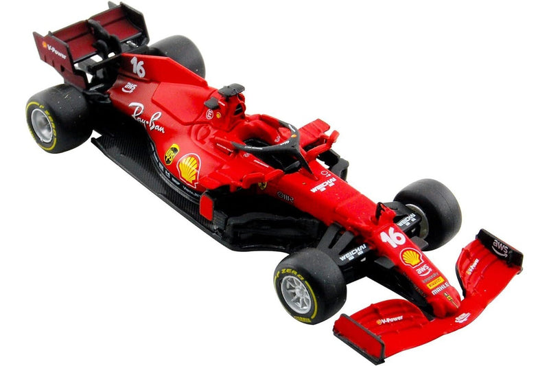 Bburago: 1:43 Diecast Vehicle - Ferrari Racing (SF21 #16 Carlos Sainz)