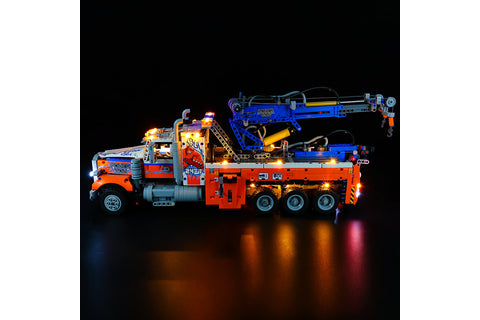 LEGO Technic Heavy-Duty Tow Truck with Crane Toy Model Building Set