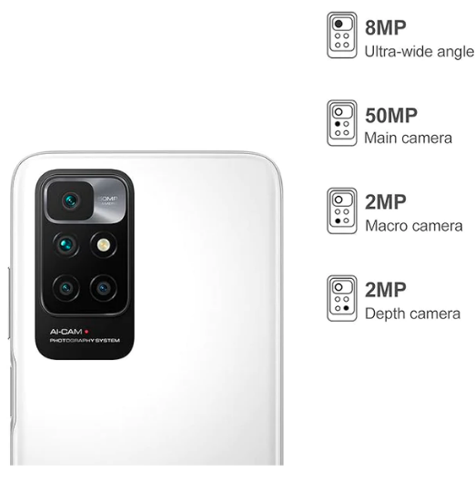 Xiaomi Redmi 10 6GB RAM 128GB Pebble White - Layaway AU