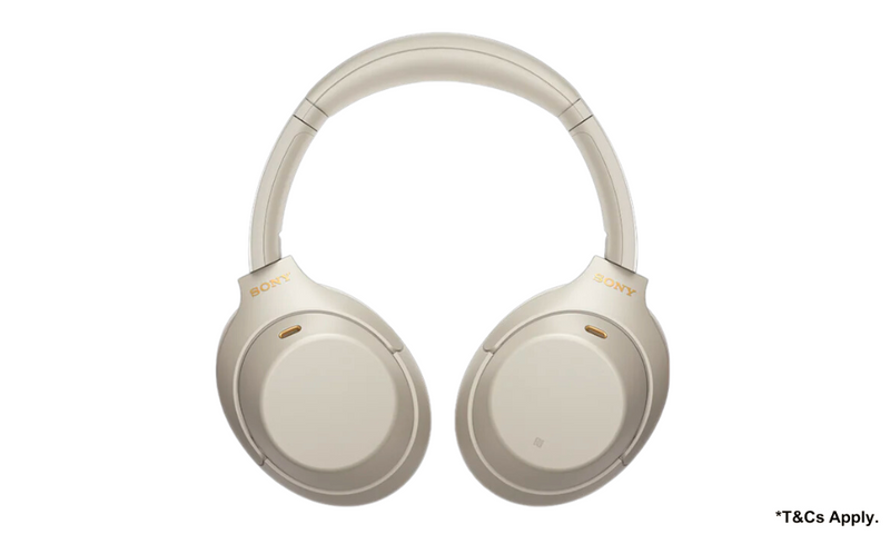 Sony Premium Noise Cancelling Wireless Headphones - Platinum Silver