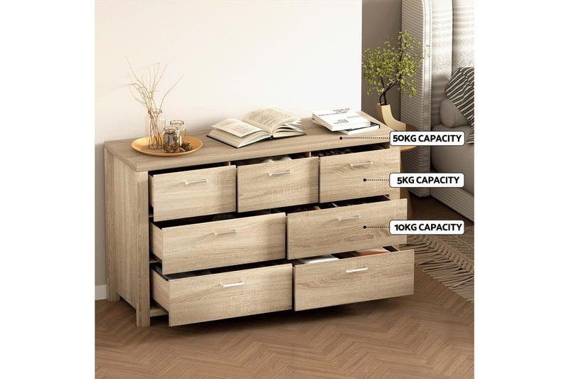 7 Chest of Drawers - MAXI Pine