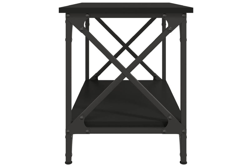 Side Table Black 55x38x45 cm Engineered Wood vidaXL