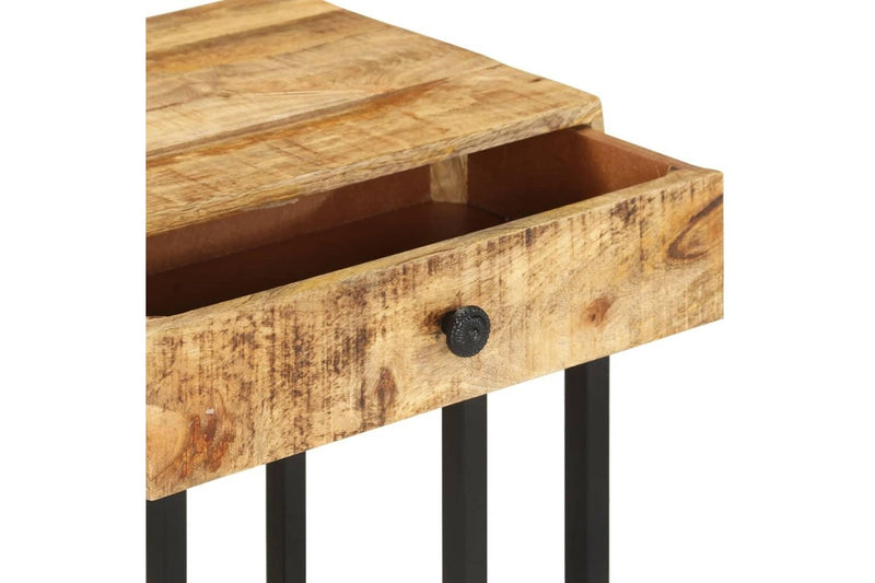 U-Shaped Side Table 45x30x61 cm Solid Mango Wood vidaXL