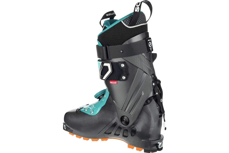 Scarpa Womens F1 Alpine Touring Ski Boots Skiing Snow - Anthacite/Lagoon - 5