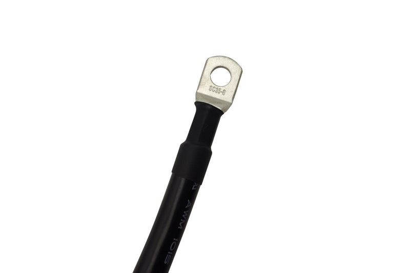 1.5m 2AWG Connector Cable Power Wire Black M8 Lug On Both Ends Superior Corrosion Resistance Inverter Car RV Marine