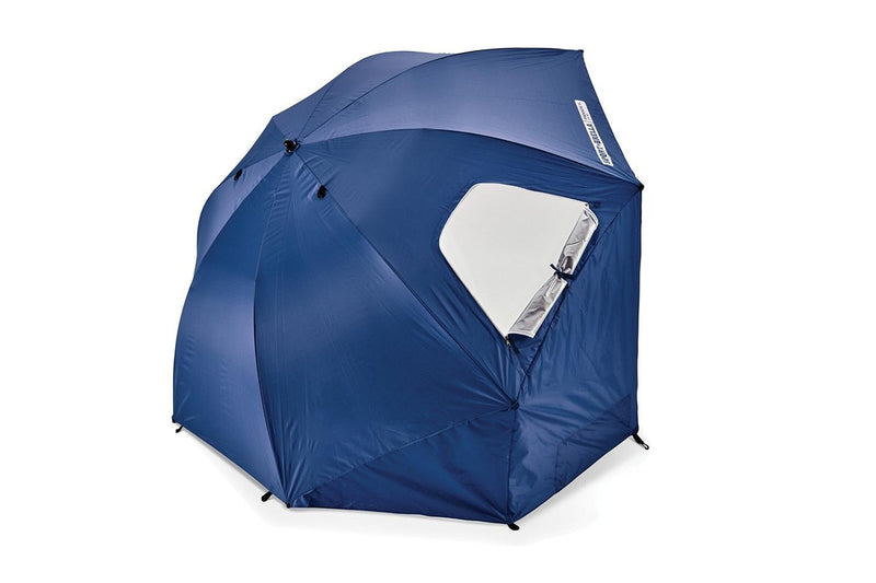 Sport-Brella Premiere UPF50+ Sun Protection Umbrella w/ Side Panels/Storage Blue