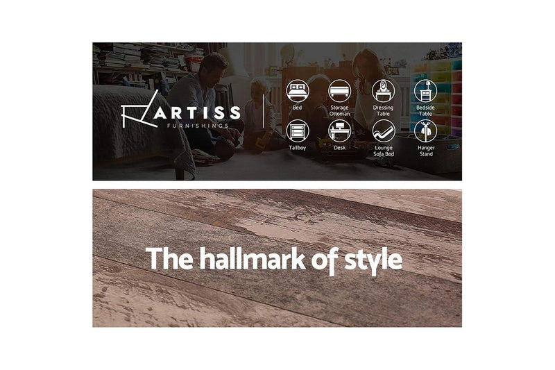 Chest of Drawers Tallboy Dresser Storage Cabinet Industrial Rustic