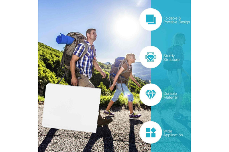 Costway 180cm Camping Table Folding Study Desk Picnic Dining 150kg Weight Capacity w/Carrying Handle