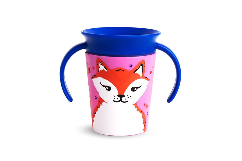 Munchkin 177ml Miracle 360 Wild Love Trainer Drink Cup Baby Toddler 6m+ Assort