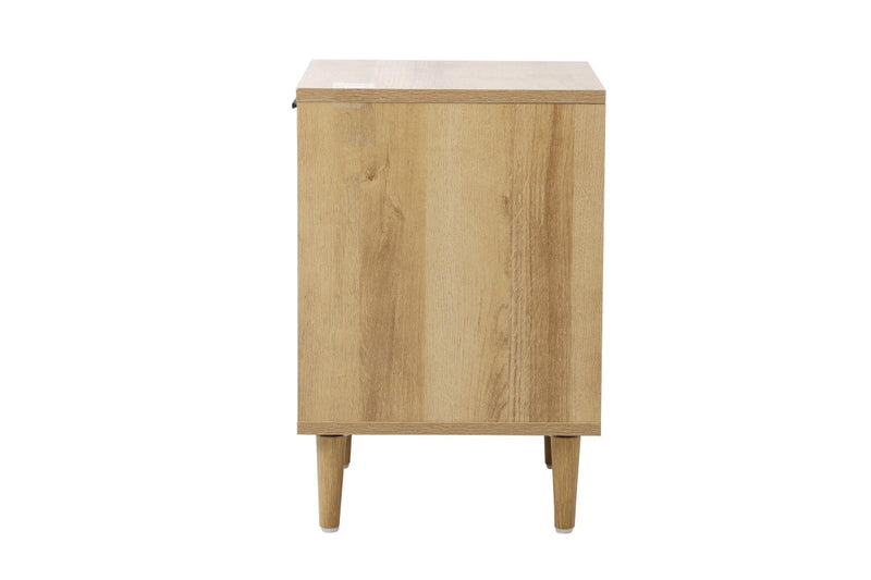 Oikiture Bedside Table Natural