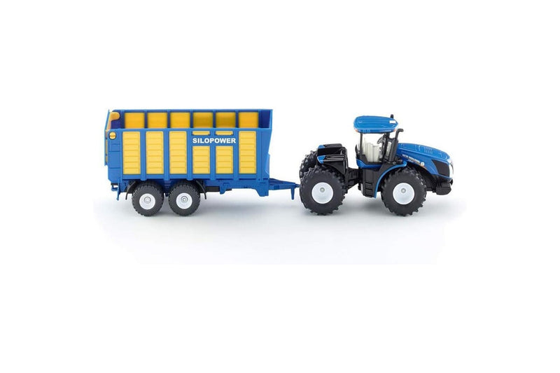 Siku 1:50 Scale Diecast New Holland Truck w Trailer Kids 321mm Vehicle Toy 3y+