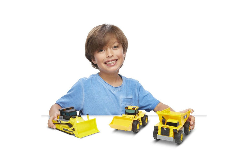 CAT Power Construction Mini Crews Push-Powered Truck Dozer Assorted Kids Toy 3+