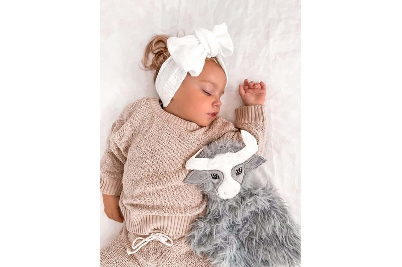 Storytime Buddies: Highland Cow Lovey Comforter