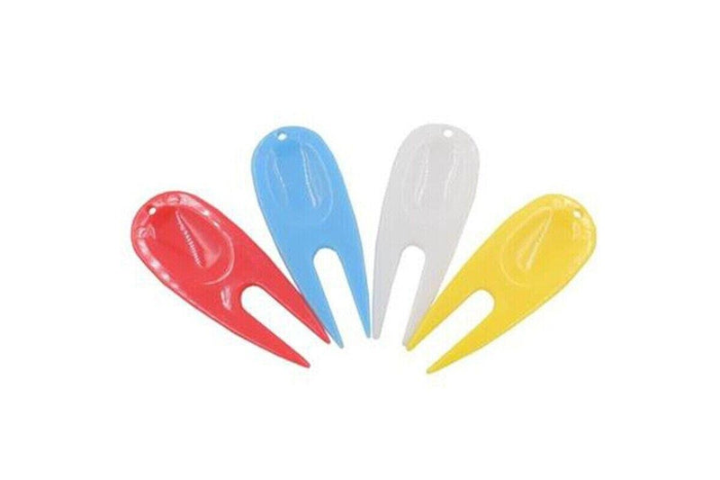 10pcs Golf Plastic Divot Repair Mimed Colour Sport Tool Marker Gole Tees