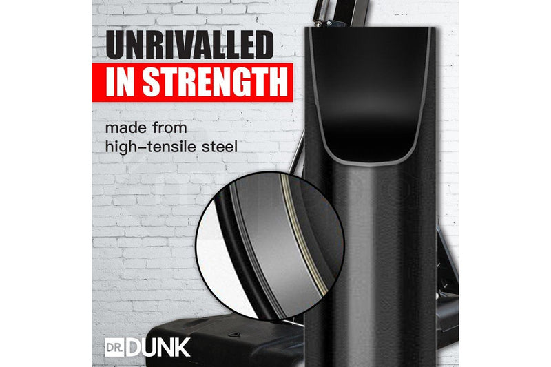 Dr.Dunk 3.05M Portable Basketball Hoop Stand System Height Adjustable Net Ring Rim Slam Backboard