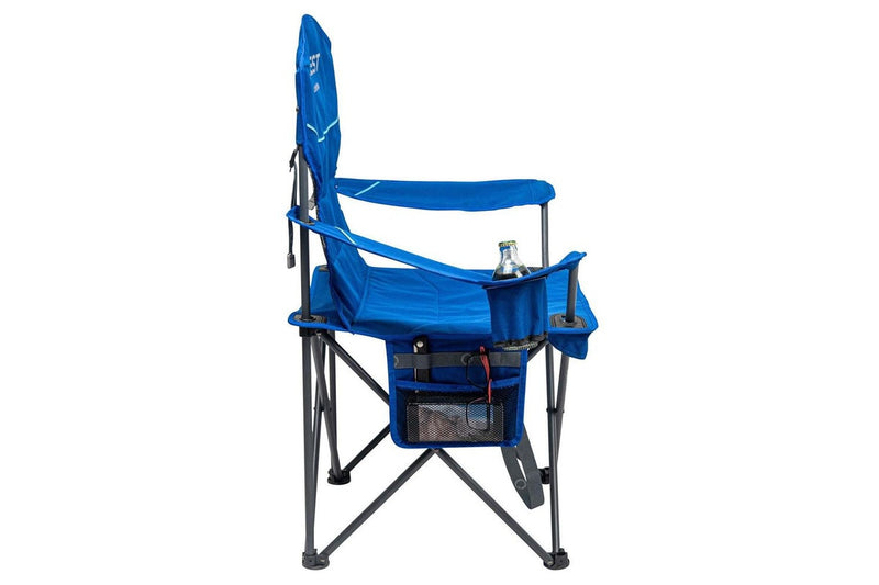 Quest Outdoors Steel Frame Polyester Little Mutha Camp Chair Regal Blue