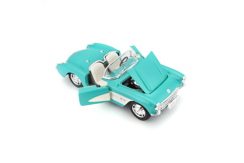 Maisto 1:24 Scale 1957 Chevrolet Corvette Model Car Kids Childrens Toy 3y+