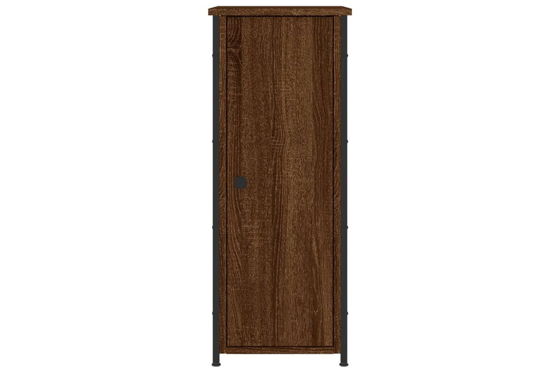 Bedside Cabinet Brown Oak 32x42x80 cm Engineered Wood vidaXL
