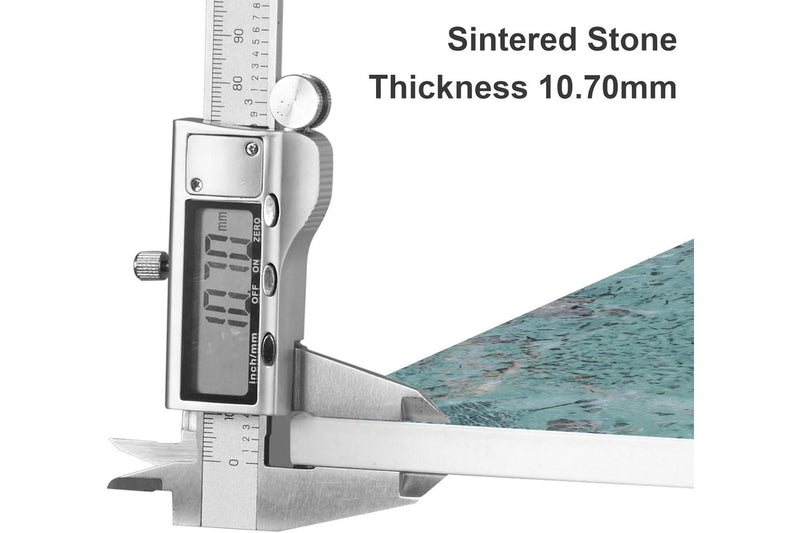 Marble Top Round Side Table - 2 Tier Bedside with Gold Legs