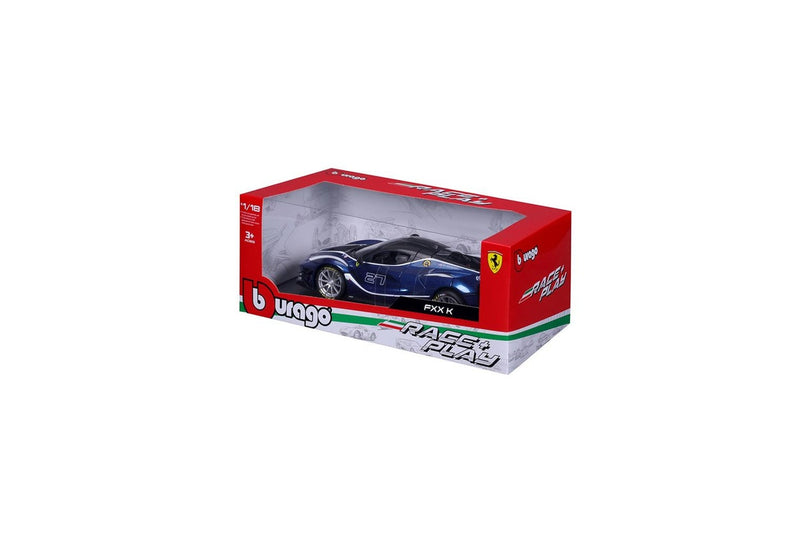 Maisto 1:18 R&P Ferrari FXX EVO No.70 Blue Model Car Kids Childrens Toy 3y+