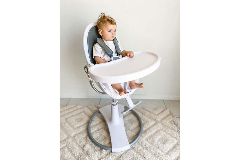 Bloom Fresco Infant Modern Seat Pad Starter Kit High Chair Silver Size 0-8y