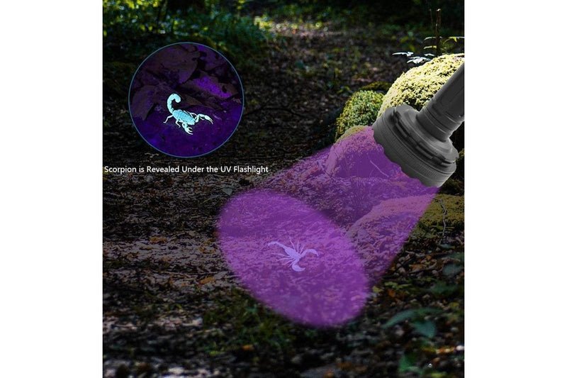 128 LED UV Blacklight Flashlight