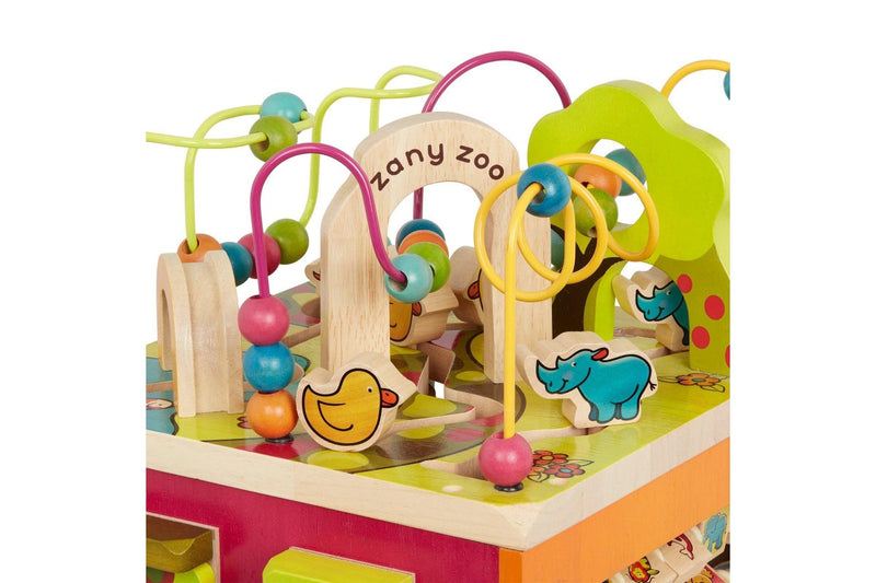 B. Zany Zoo Wooden Activity Cube