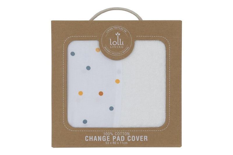 Lolli Living Baby Infant Nappy Changing Pad Cover Sleeve Day At The Zoo 53x80cm