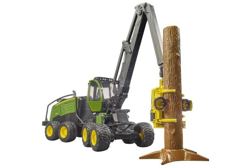 Bruder: 1:16 John Deere 1270G Forest Harvester with Trunk