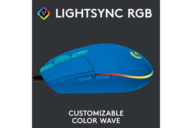 Logitech G203 LIGHTSYNC RGB Gaming Mouse (Blue)