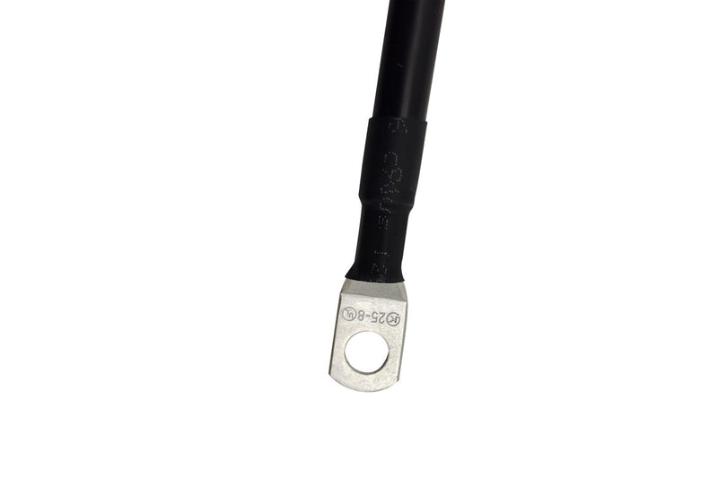 1.5m 4AWG Connector Cable Power Wire Black M8 Lug On Both Ends Superior Corrosion Resistance Inverter Car RV Marine
