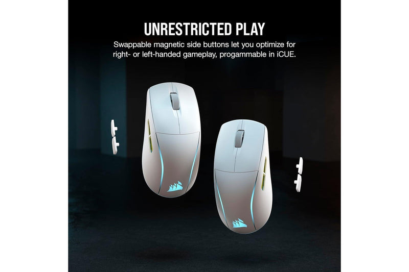 Corsair M75 Wireless RGB Lightweight Gaming Mouse (White)
