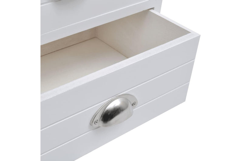 French Bedside Cabinets 2 Pcs White Bedside Tables