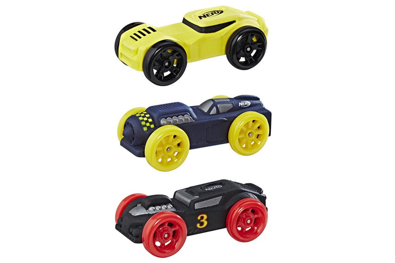 3x 3pc NERF Nitro Foam Car Vehicle Kids Children 5y+ Play Toys Assorted Colour