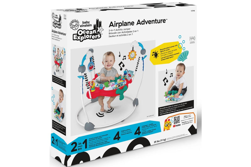 Baby Einstein: Airplane Adventure 2 in 1 Activity Jumper