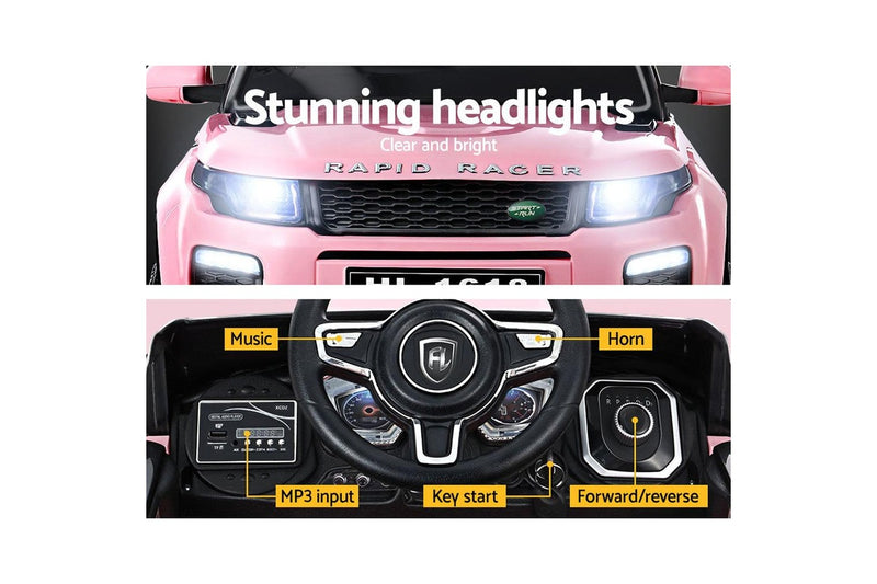 Rigo Kids Electric Ride On Car Range Rover-inspired Toy Cars Remote 12V Pink