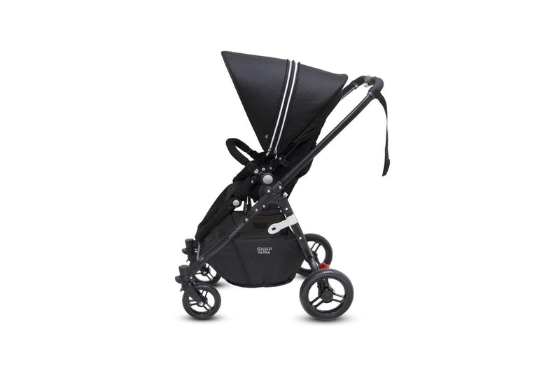 Valco Snap Ultra P Pram Stroller Foldable Ergo-Pivot Seat for Baby Infant Black