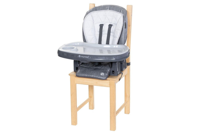 Baby Trend 7in1 Feeding Center High Chair w Tray Evening Grey Baby Kids Toddler
